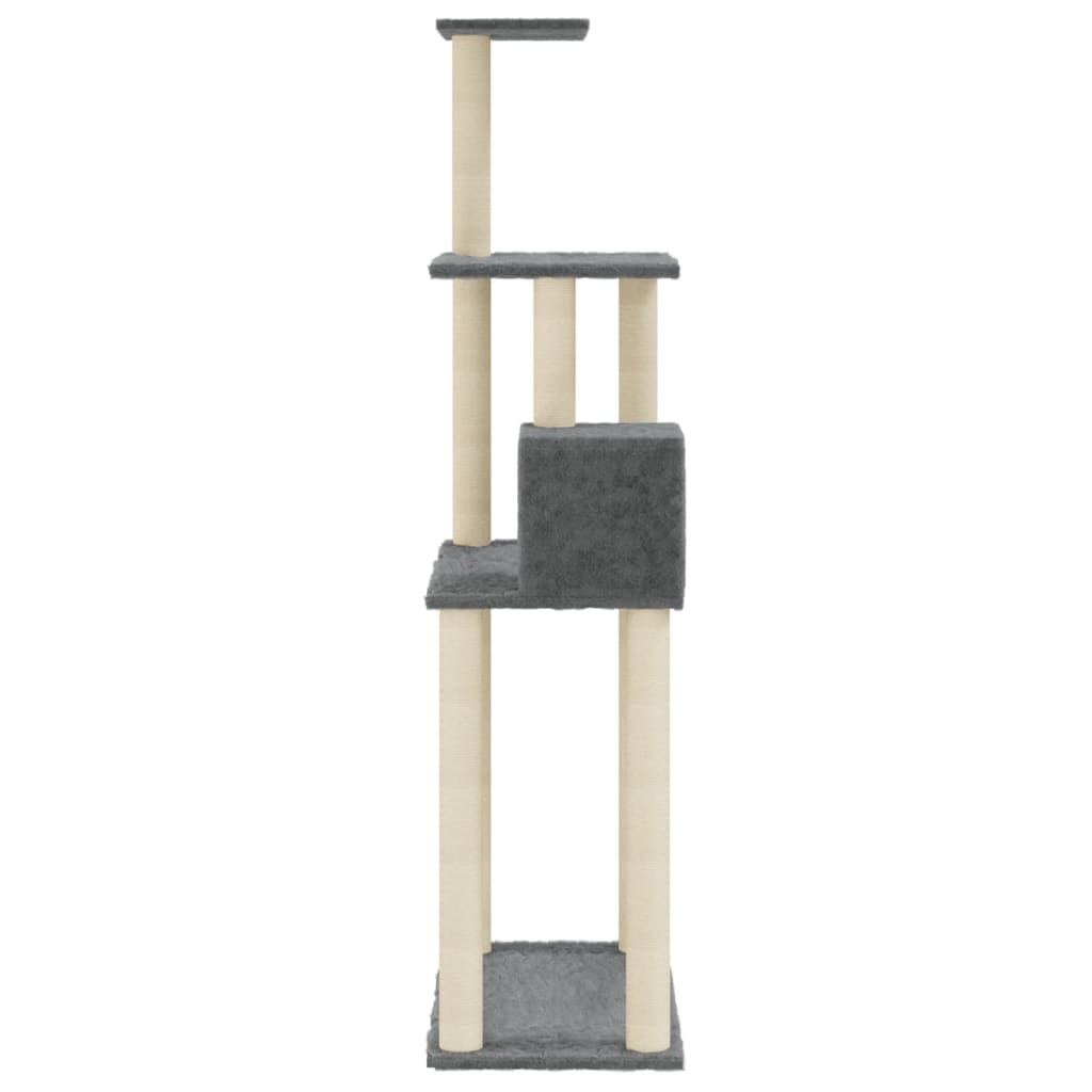 Albero Per Gatti Con Tiragraffi In Sisal 147 Cm