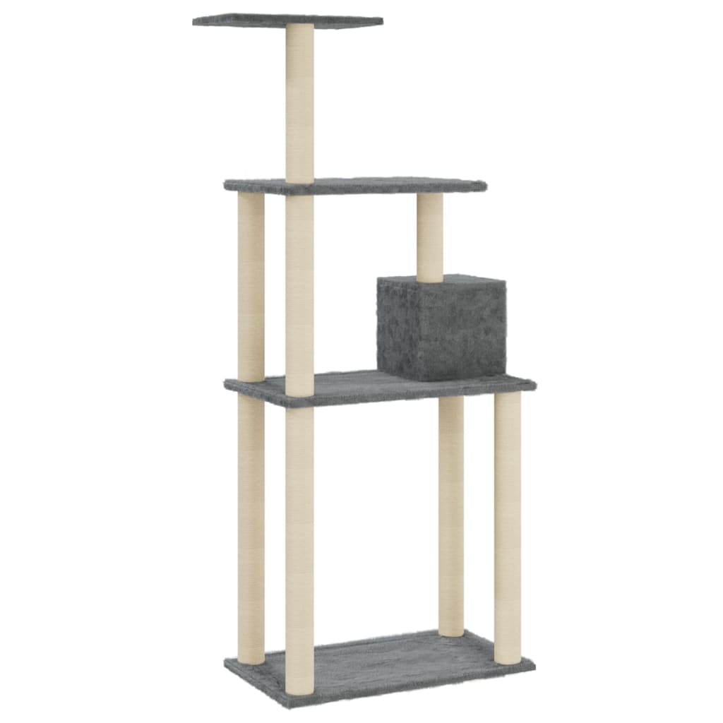 Albero Per Gatti Con Tiragraffi In Sisal 147 Cm