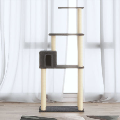 Albero Per Gatti Con Tiragraffi In Sisal 147 Cm
