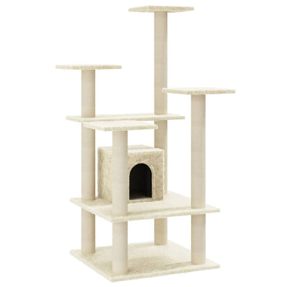Albero Per Gatti Con Pali Tiragraffi In Sisal 110 Cm