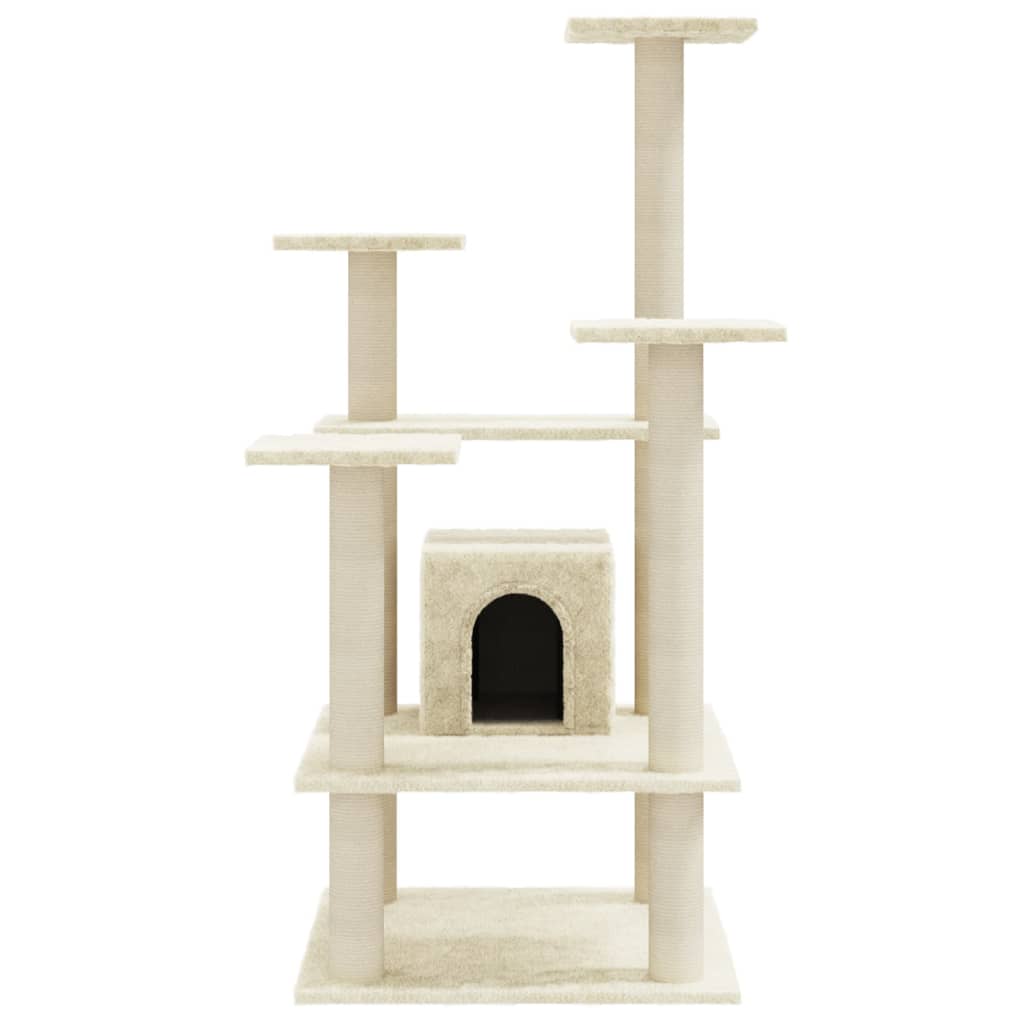 Albero Per Gatti Con Pali Tiragraffi In Sisal 110 Cm