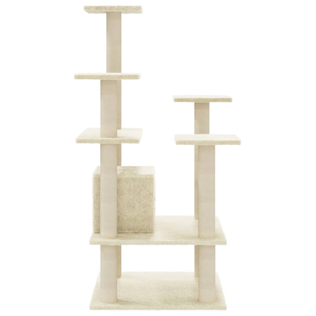 Albero Per Gatti Con Pali Tiragraffi In Sisal 110 Cm