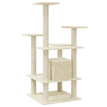 Albero Per Gatti Con Pali Tiragraffi In Sisal 110 Cm
