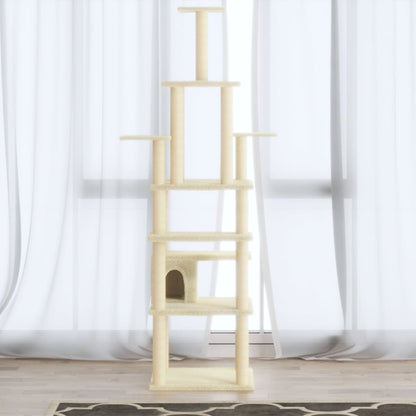Albero Per Gatti Con Tiragraffi In Sisal 183 Cm