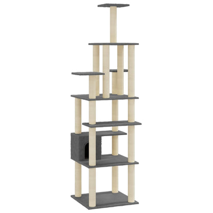 Albero Per Gatti Con Tiragraffi In Sisal 183 Cm