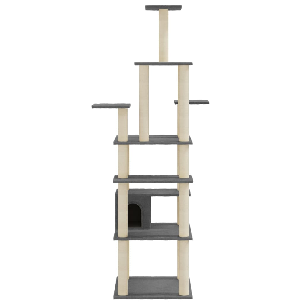 Albero Per Gatti Con Tiragraffi In Sisal 183 Cm