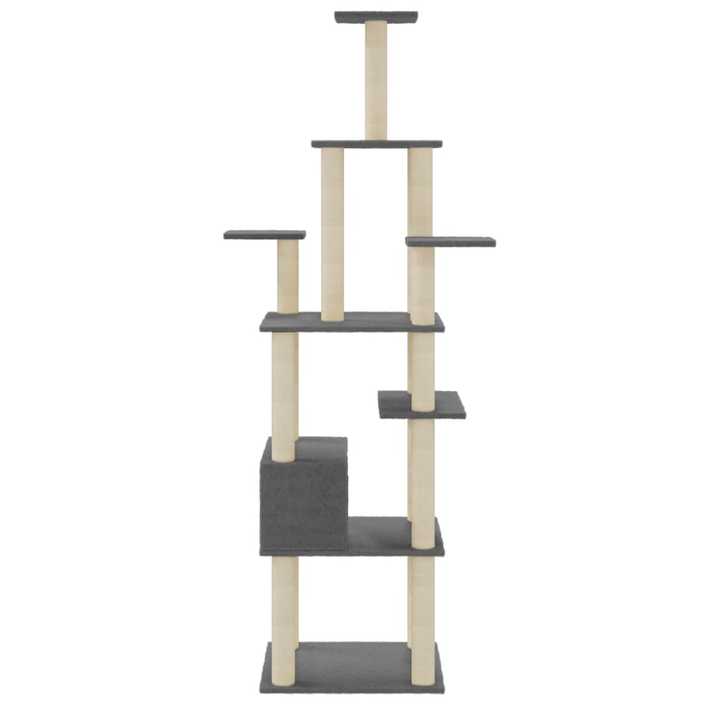 Albero Per Gatti Con Tiragraffi In Sisal 183 Cm