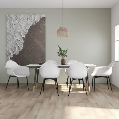 Sedie Da Pranzo 4 Pz Grigie In Pp