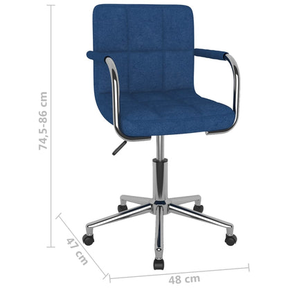 Sedia Da Ufficio Girevole In Tessuto