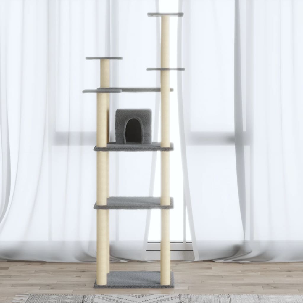 Albero Per Gatti Con Tiragraffi In Sisal 171 Cm