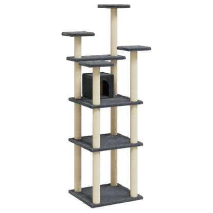 Albero Per Gatti Con Tiragraffi In Sisal 171 Cm