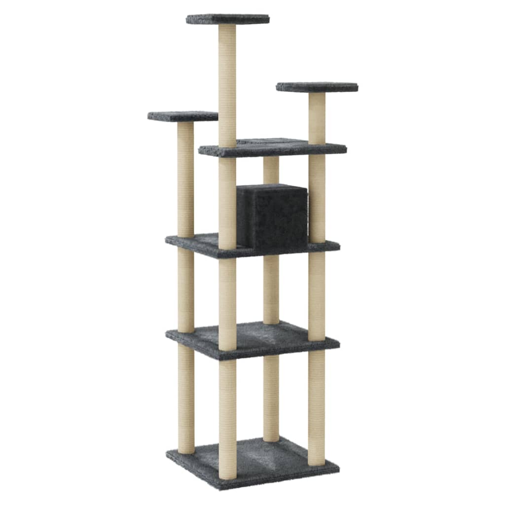 Albero Per Gatti Con Tiragraffi In Sisal 171 Cm