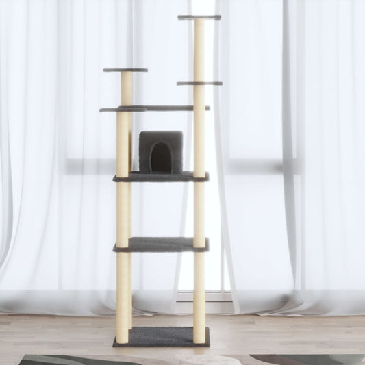Albero Per Gatti Con Tiragraffi In Sisal 171 Cm
