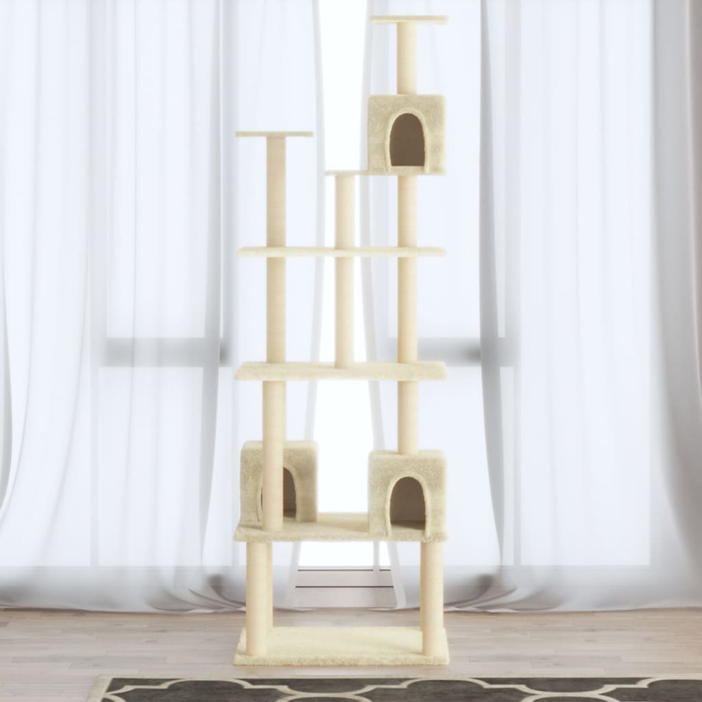 Albero Per Gatti Con Tiragraffi In Sisal 188 Cm