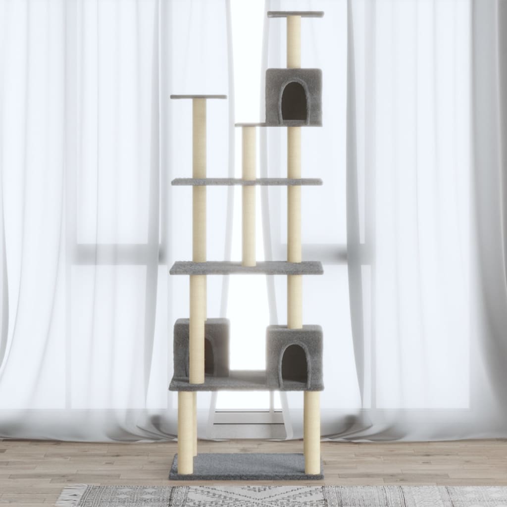 Albero Per Gatti Con Tiragraffi In Sisal 188 Cm