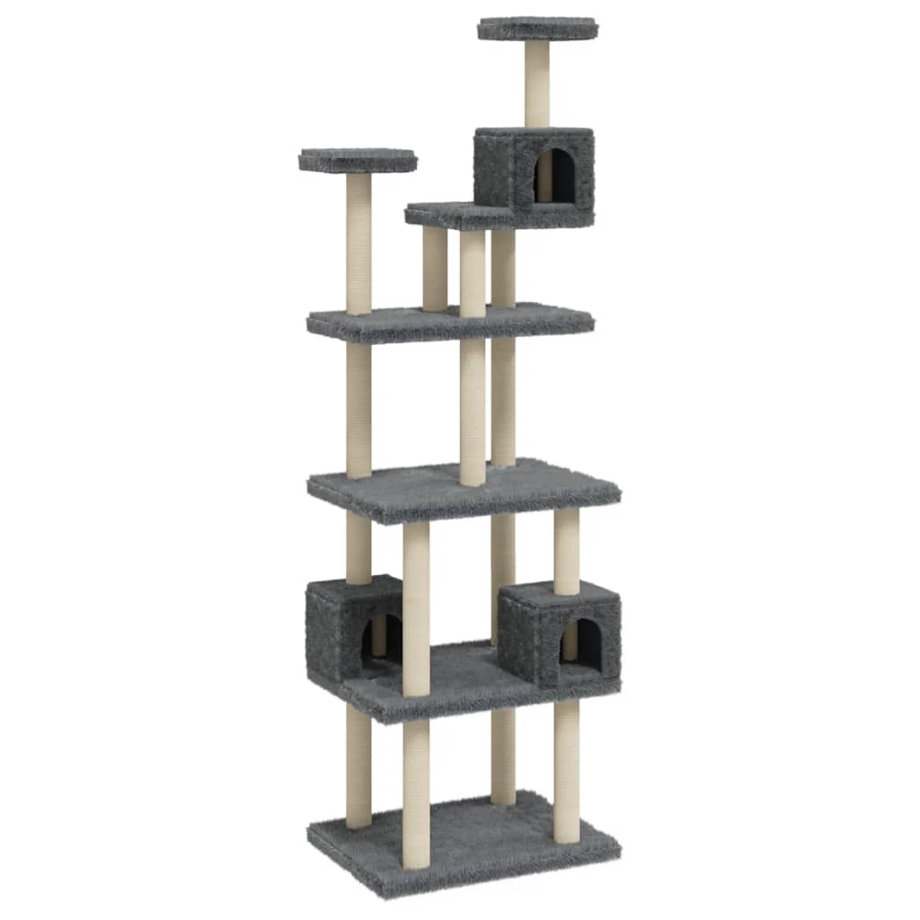 Albero Per Gatti Con Tiragraffi In Sisal 188 Cm