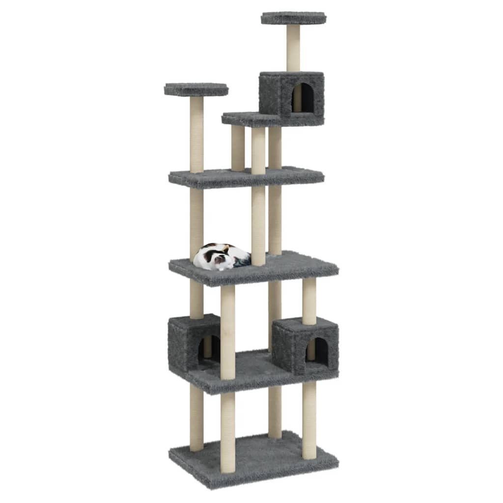 Albero Per Gatti Con Tiragraffi In Sisal 188 Cm