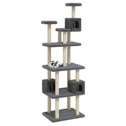 Albero Per Gatti Con Tiragraffi In Sisal 188 Cm