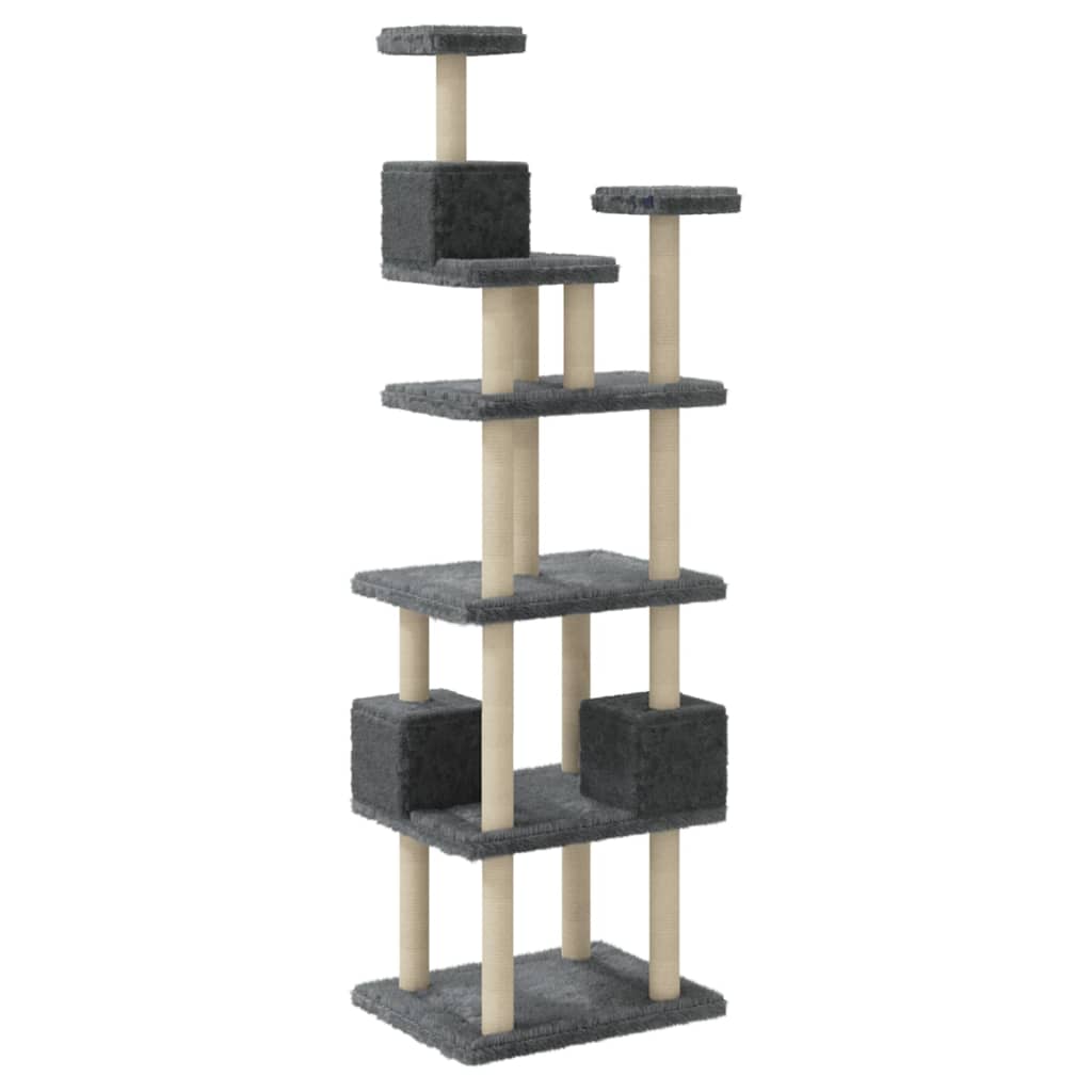 Albero Per Gatti Con Tiragraffi In Sisal 188 Cm