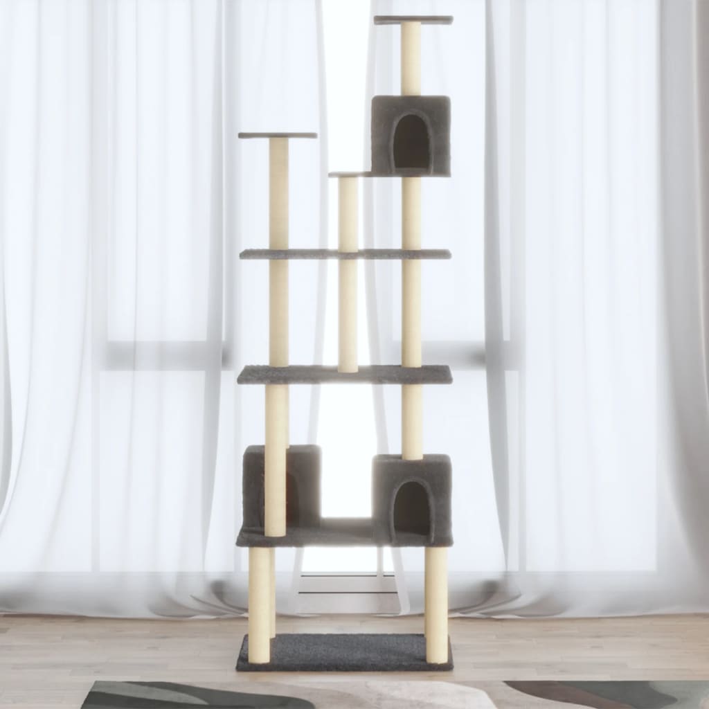 Albero Per Gatti Con Tiragraffi In Sisal 188 Cm