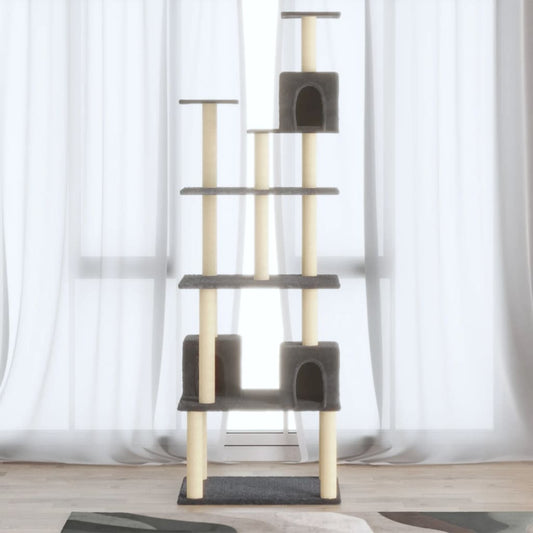 Albero Per Gatti Con Tiragraffi In Sisal 188 Cm