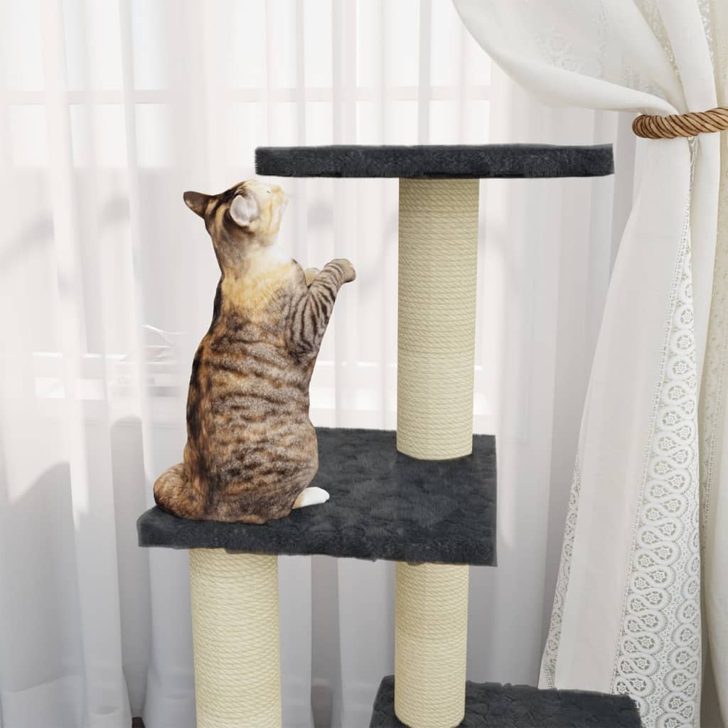 Albero Per Gatti Con Tiragraffi In Sisal 92 Cm