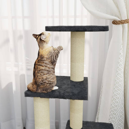 Albero Per Gatti Con Tiragraffi In Sisal 92 Cm
