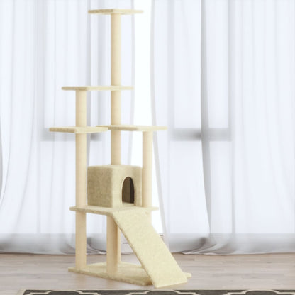 Albero Per Gatti Con Tiragraffi In Sisal 155 Cm