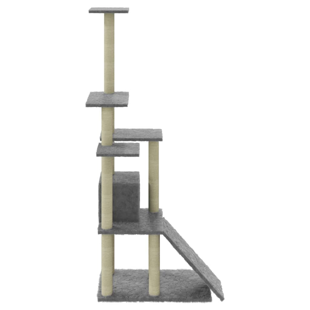 Albero Per Gatti Con Tiragraffi In Sisal 155 Cm