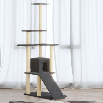 Albero Per Gatti Con Tiragraffi In Sisal 155 Cm