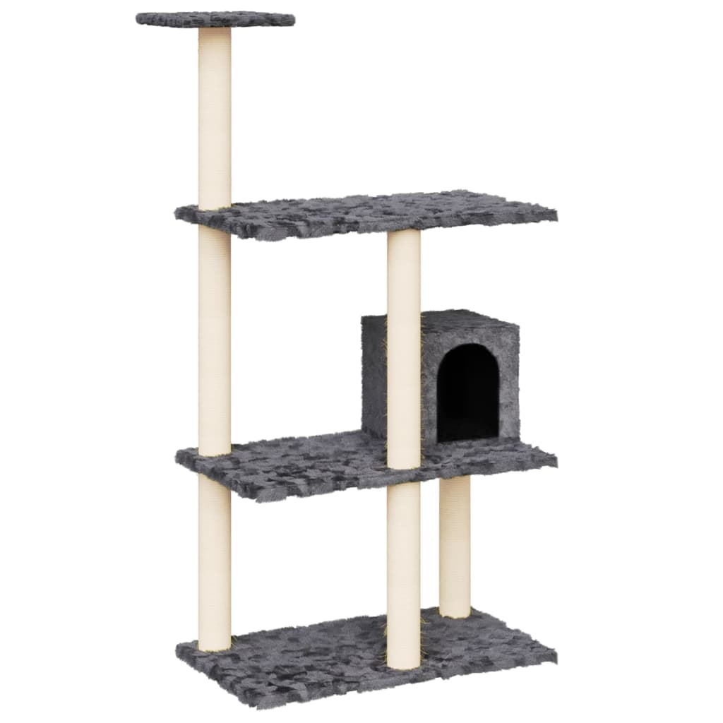 Albero Per Gatti Con Tiragraffi In Sisal 119 Cm