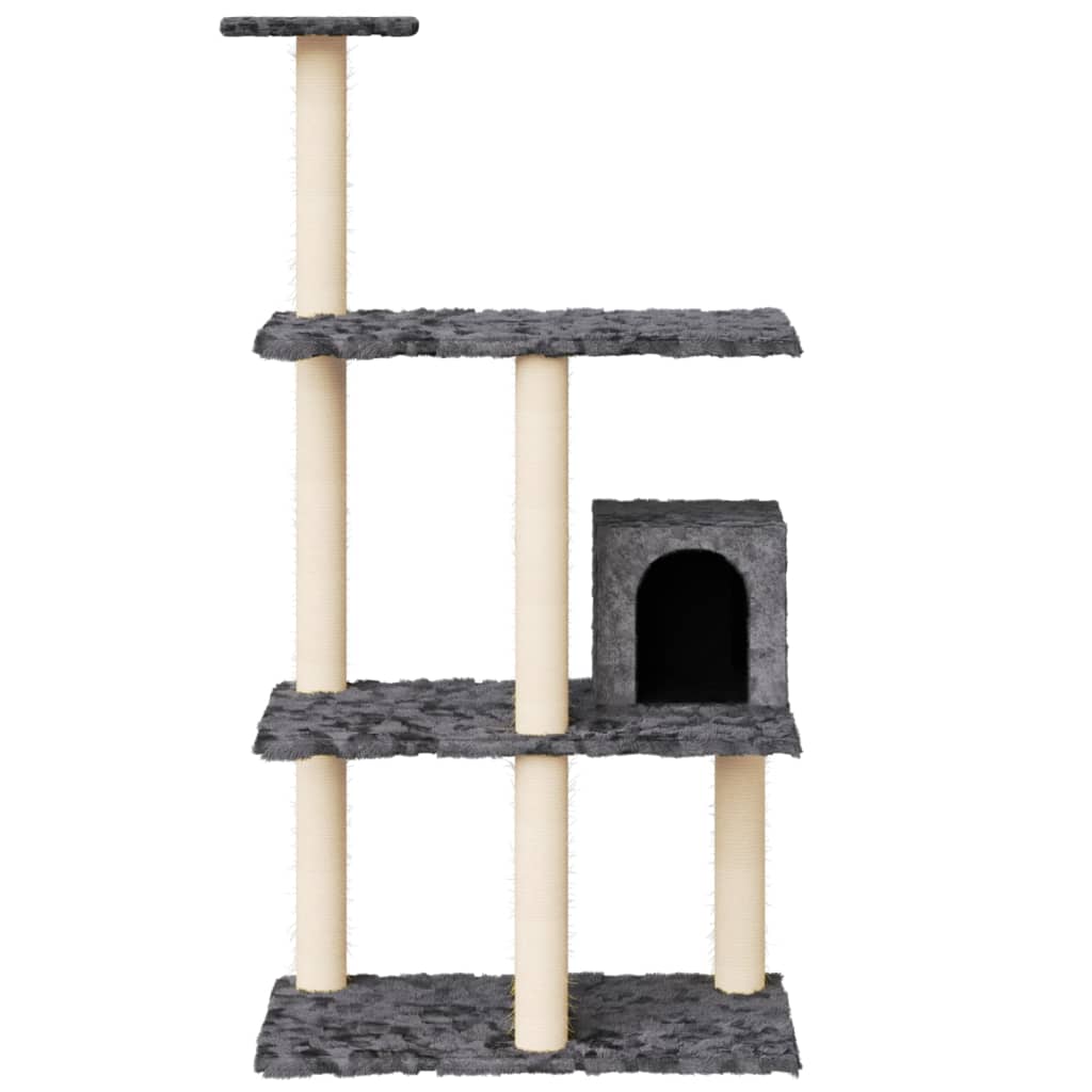 Albero Per Gatti Con Tiragraffi In Sisal 119 Cm