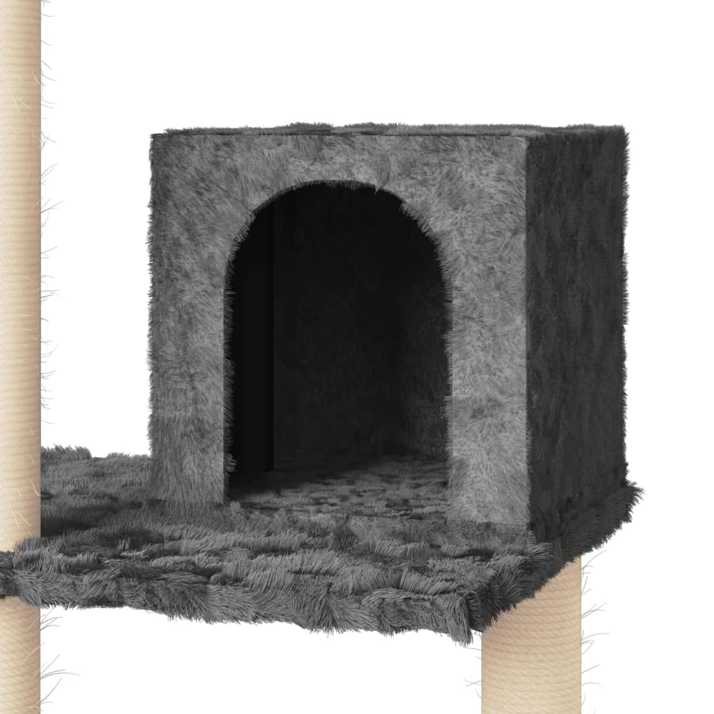 Albero Per Gatti Con Tiragraffi In Sisal 119 Cm