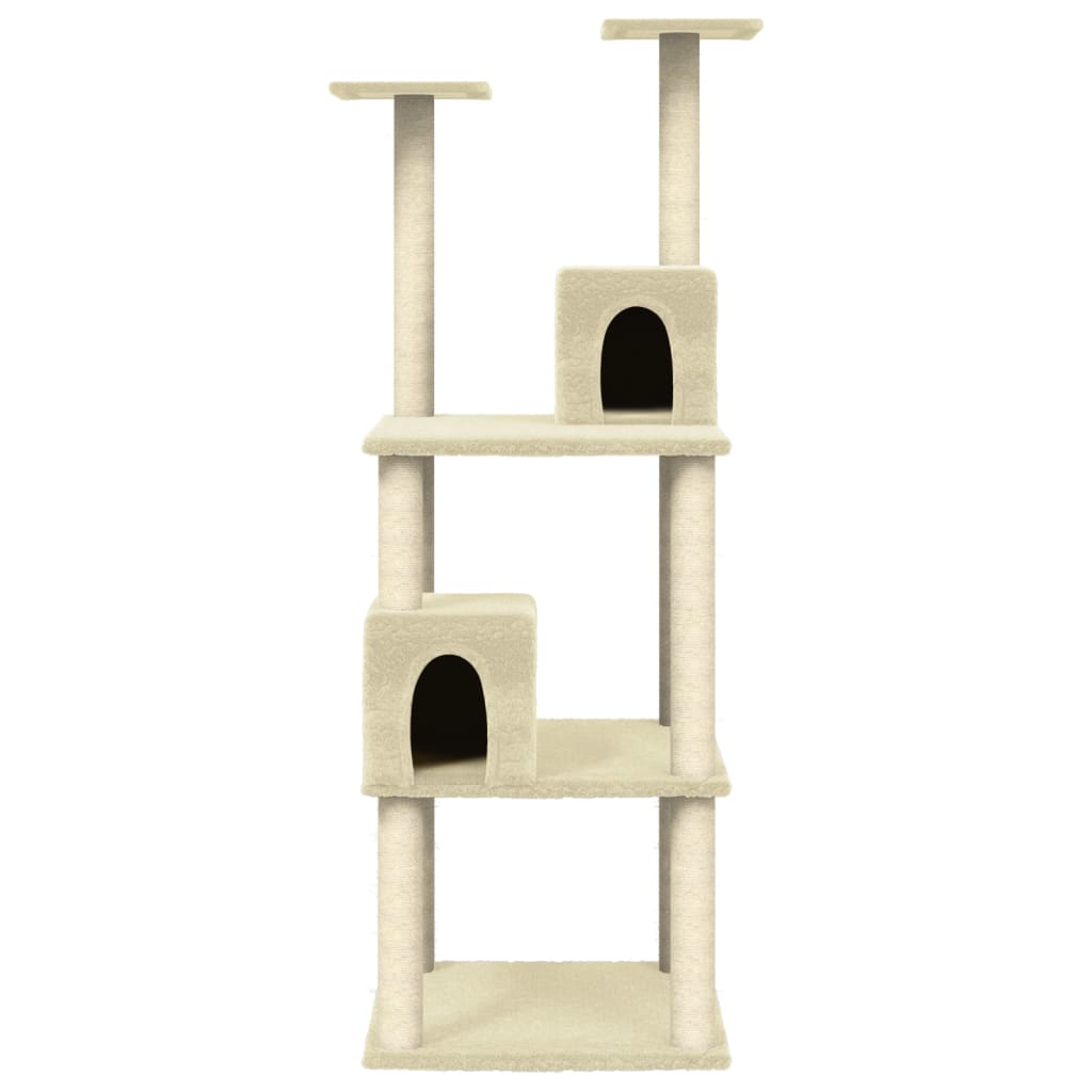 Albero Per Gatti Con Tiragraffi In Sisal 141 Cm