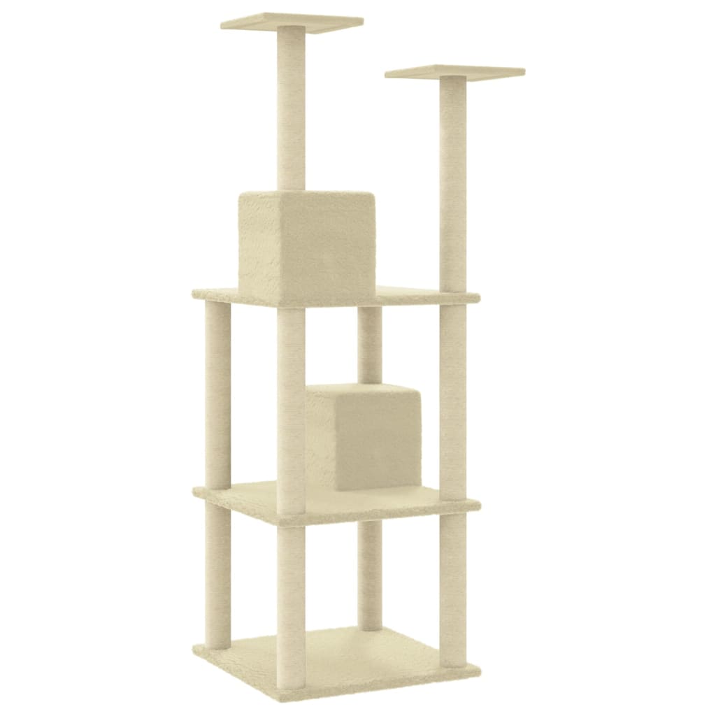 Albero Per Gatti Con Tiragraffi In Sisal 141 Cm