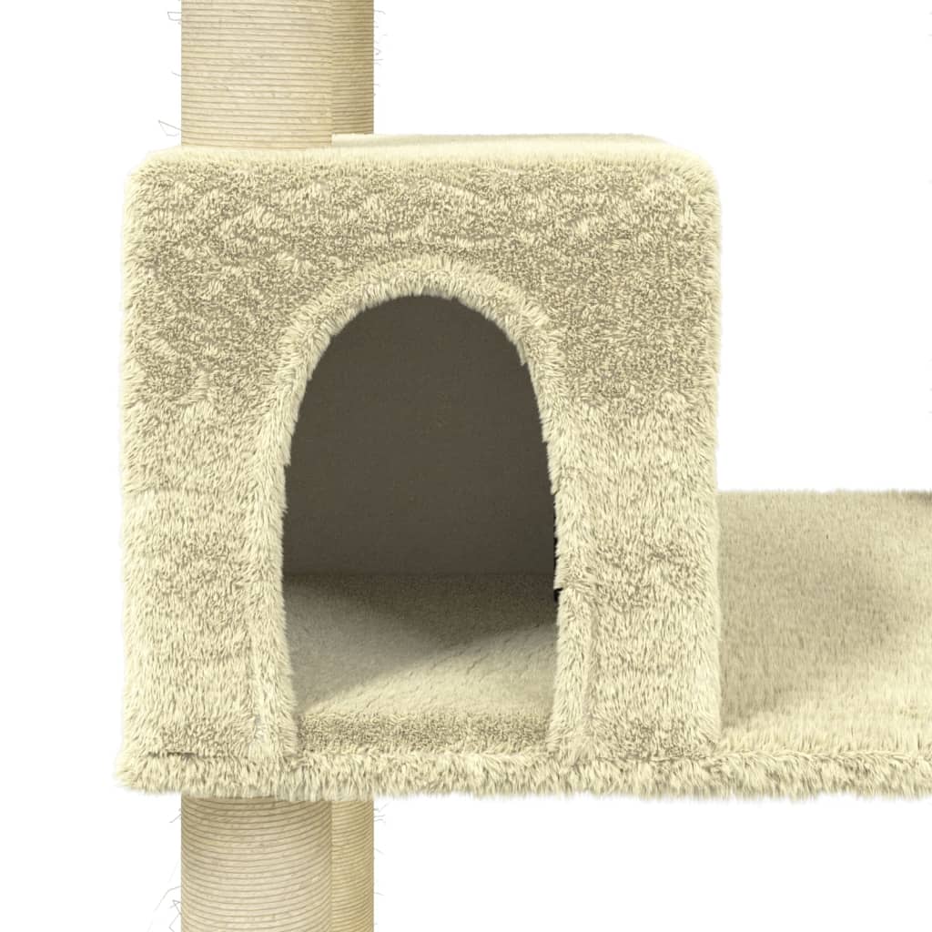 Albero Per Gatti Con Tiragraffi In Sisal 141 Cm