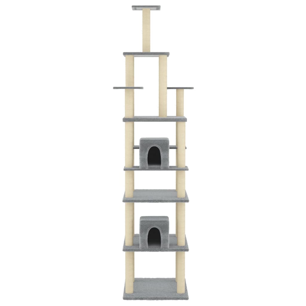 Albero Per Gatti Con Tiragraffi In Sisal 216 Cm