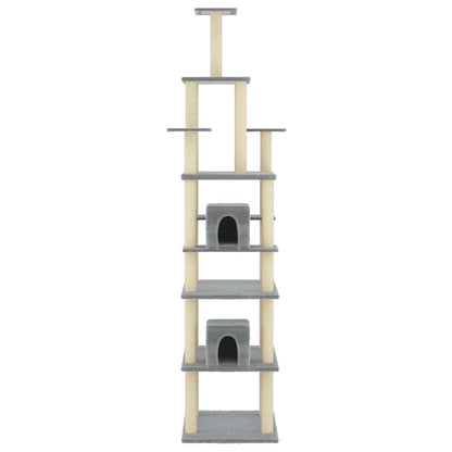 Albero Per Gatti Con Tiragraffi In Sisal 216 Cm