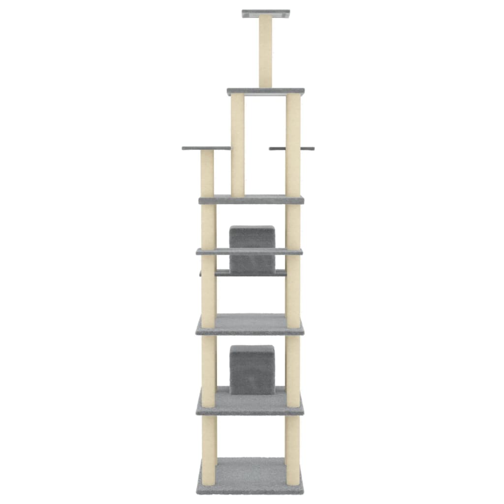 Albero Per Gatti Con Tiragraffi In Sisal 216 Cm