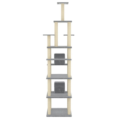 Albero Per Gatti Con Tiragraffi In Sisal 216 Cm