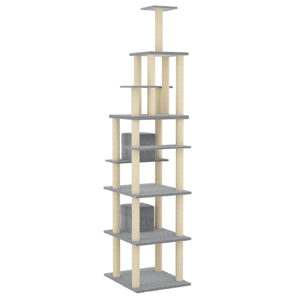 Albero Per Gatti Con Tiragraffi In Sisal 216 Cm