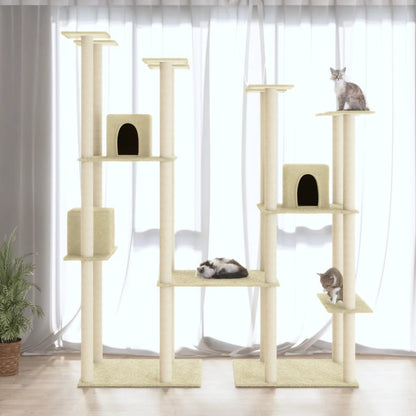 Albero Per Gatti Con Tiragraffi In Sisal 174 Cm