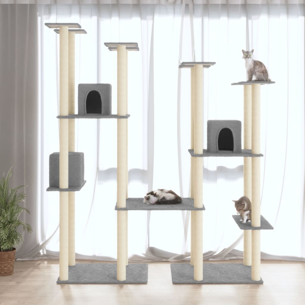 Albero Per Gatti Con Tiragraffi In Sisal 174 Cm