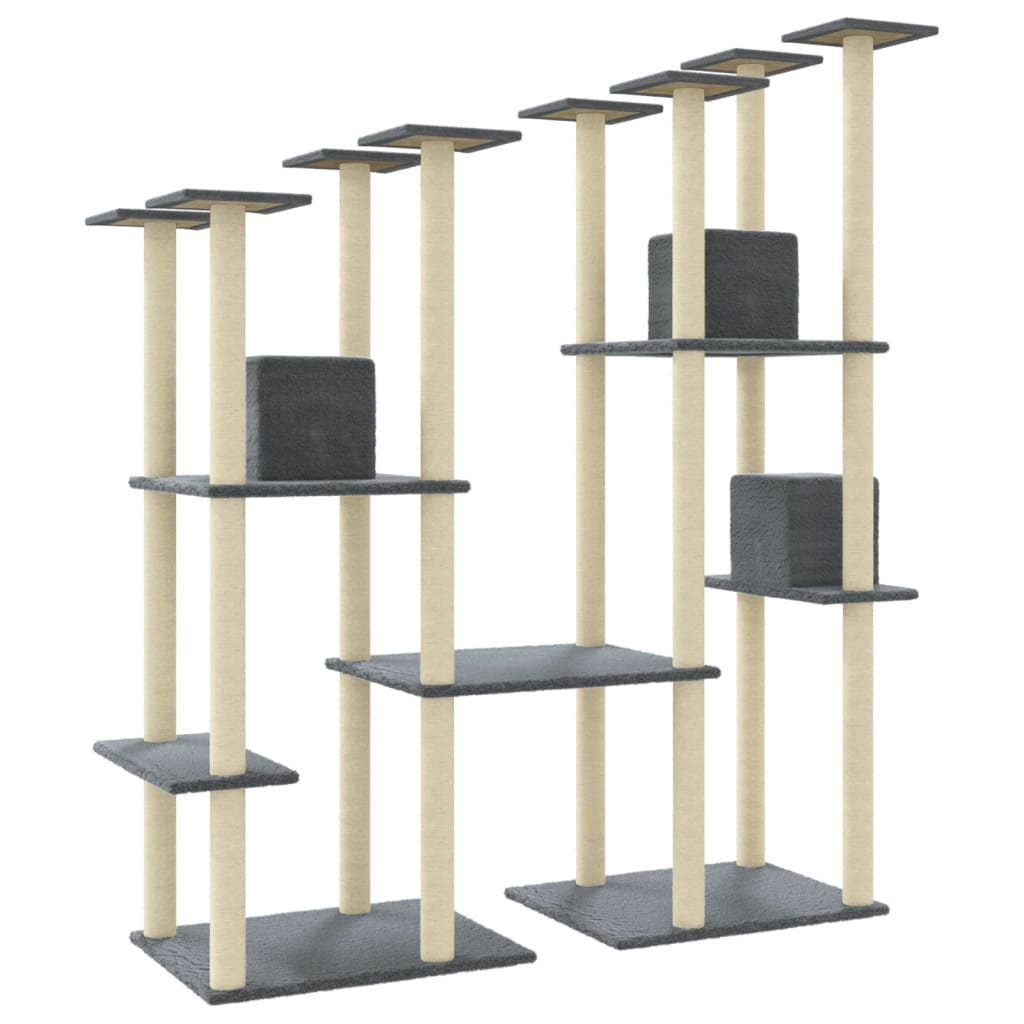 Albero Per Gatti Con Tiragraffi In Sisal 174 Cm