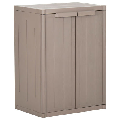 Armadio Da Giardino 65X45X172 Cm In Pp Aspetto Legno