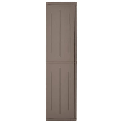 Armadio Da Giardino 65X45X172 Cm In Pp Aspetto Legno