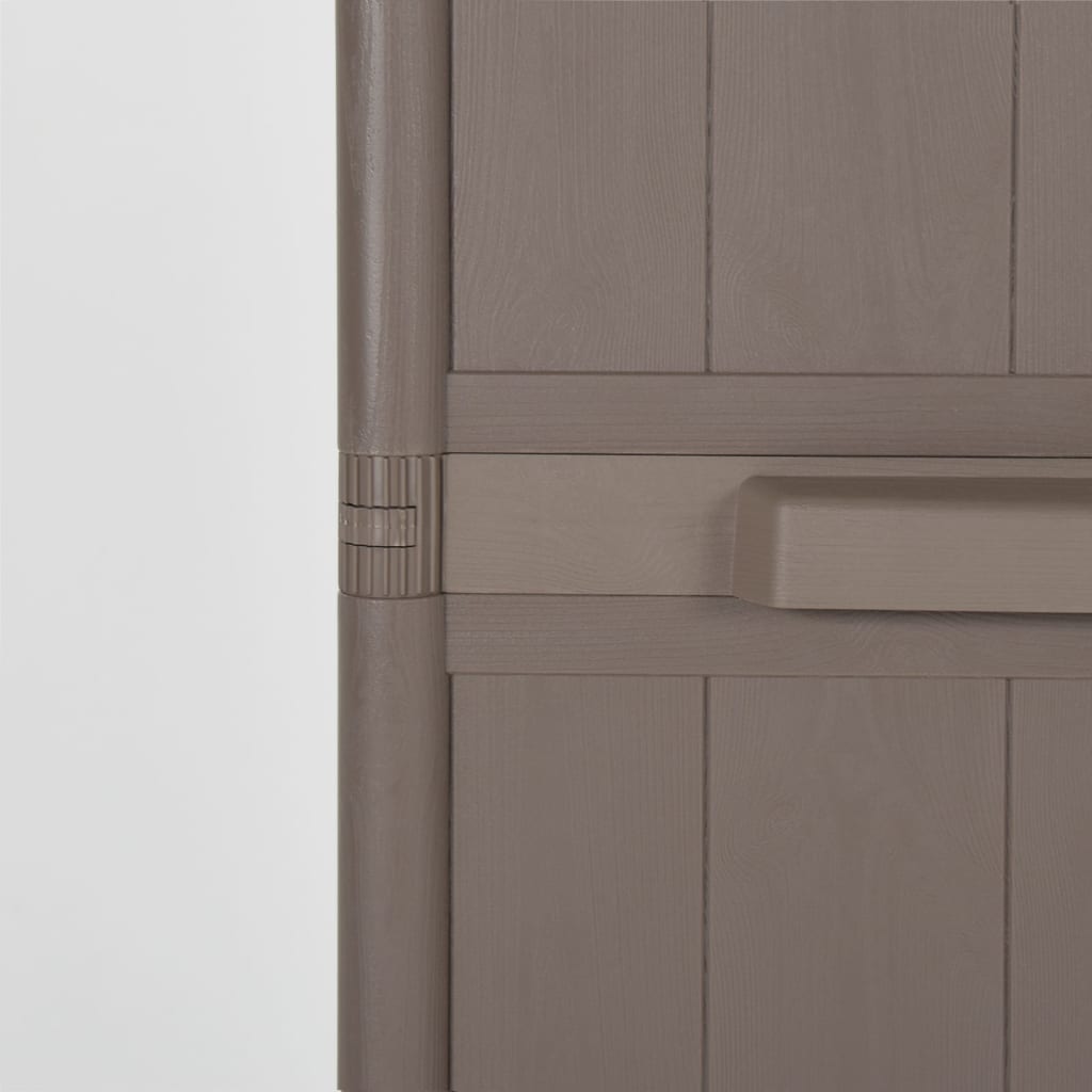 Armadio Da Giardino 65X45X172 Cm In Pp Aspetto Legno