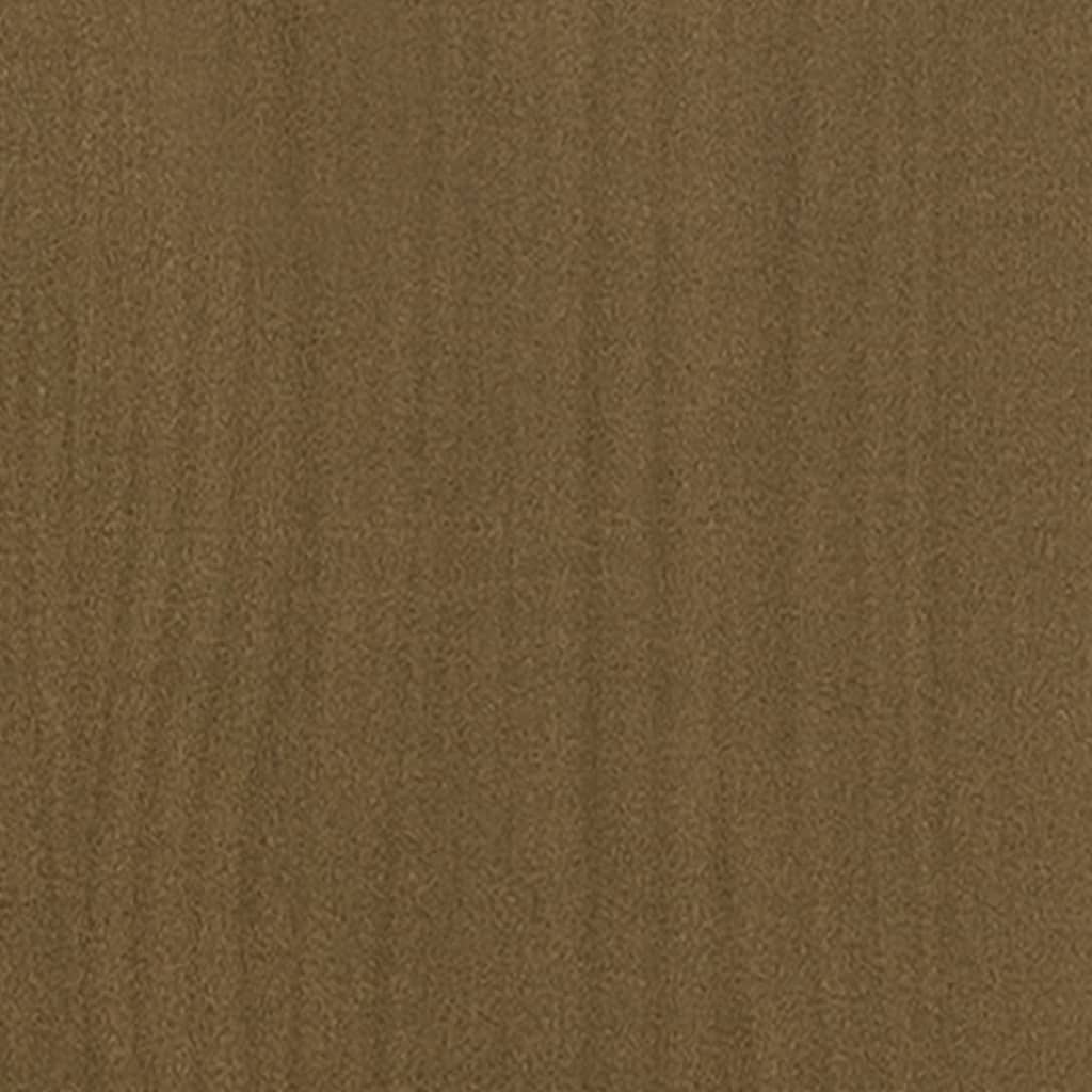 Fioriera Giardino Marrone Ambra 31X31X31 Cm Legno Massello Pino