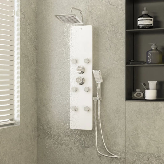 Pannello Doccia In Vetro 25X47,5X130 Cm