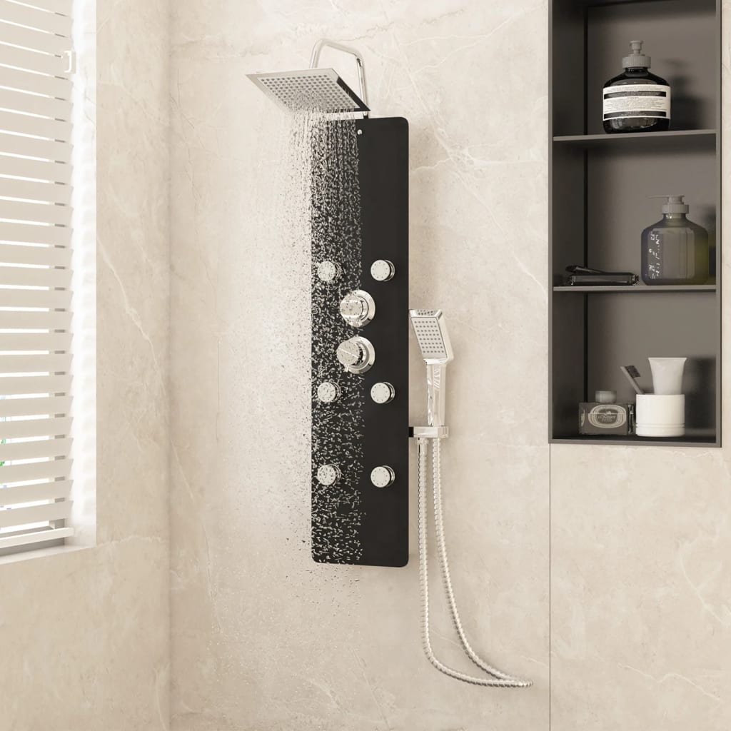 Pannello Doccia In Vetro 25X47,5X130 Cm